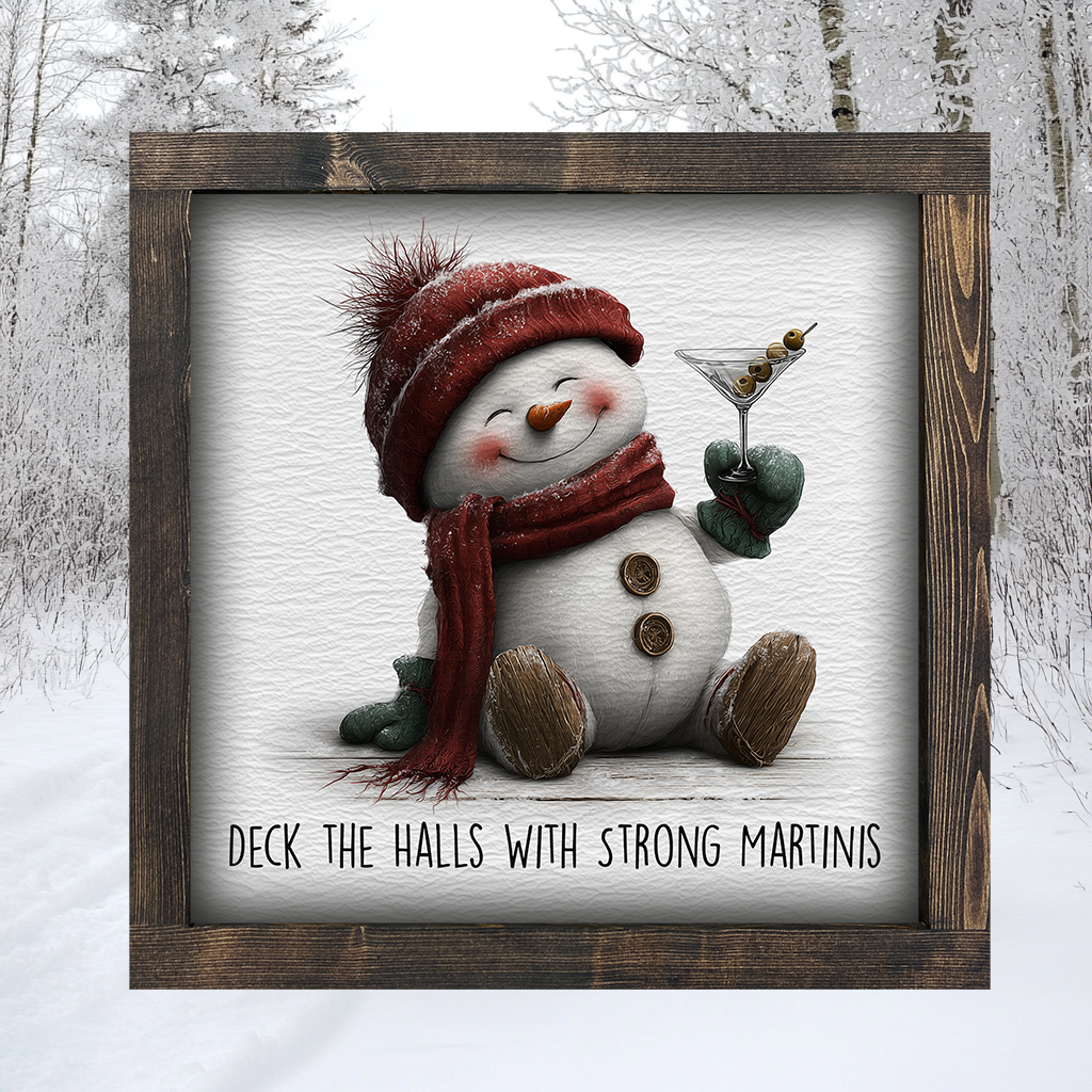 Deck the Halls With Strong Martinis.