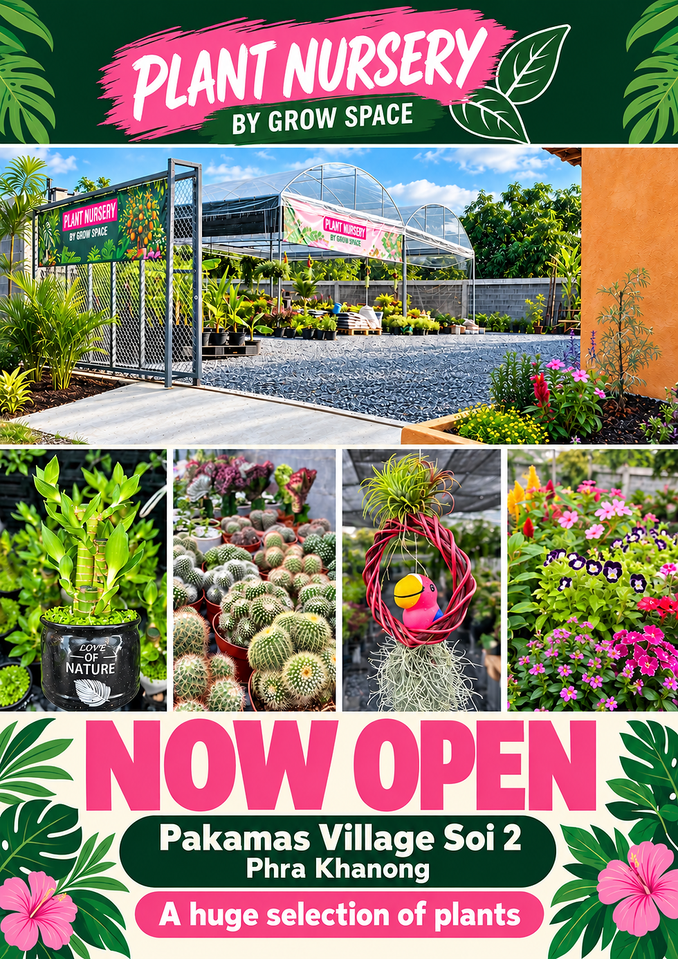 Plant Nursery By Grow Space: Your Garden Center in Phra Khanong, Bangkok