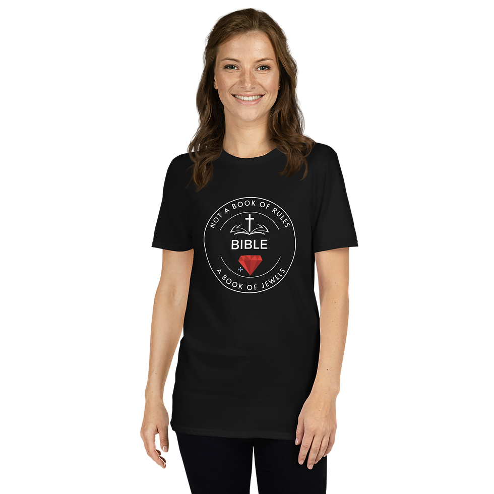 Thumbnail: Ladies Jewel Black Tee