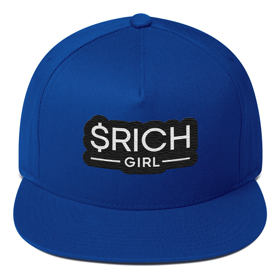 Thumbnail: Rich Girl Flat Bill Cap