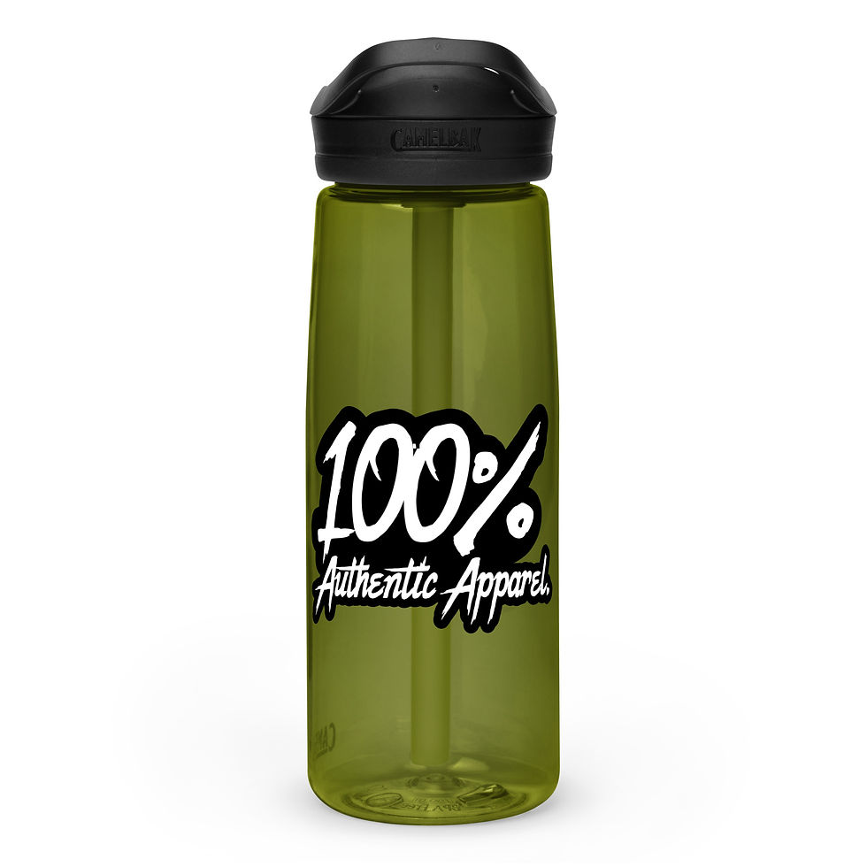Thumbnail: 100% Authentic Apparel Sports Water Bottle
