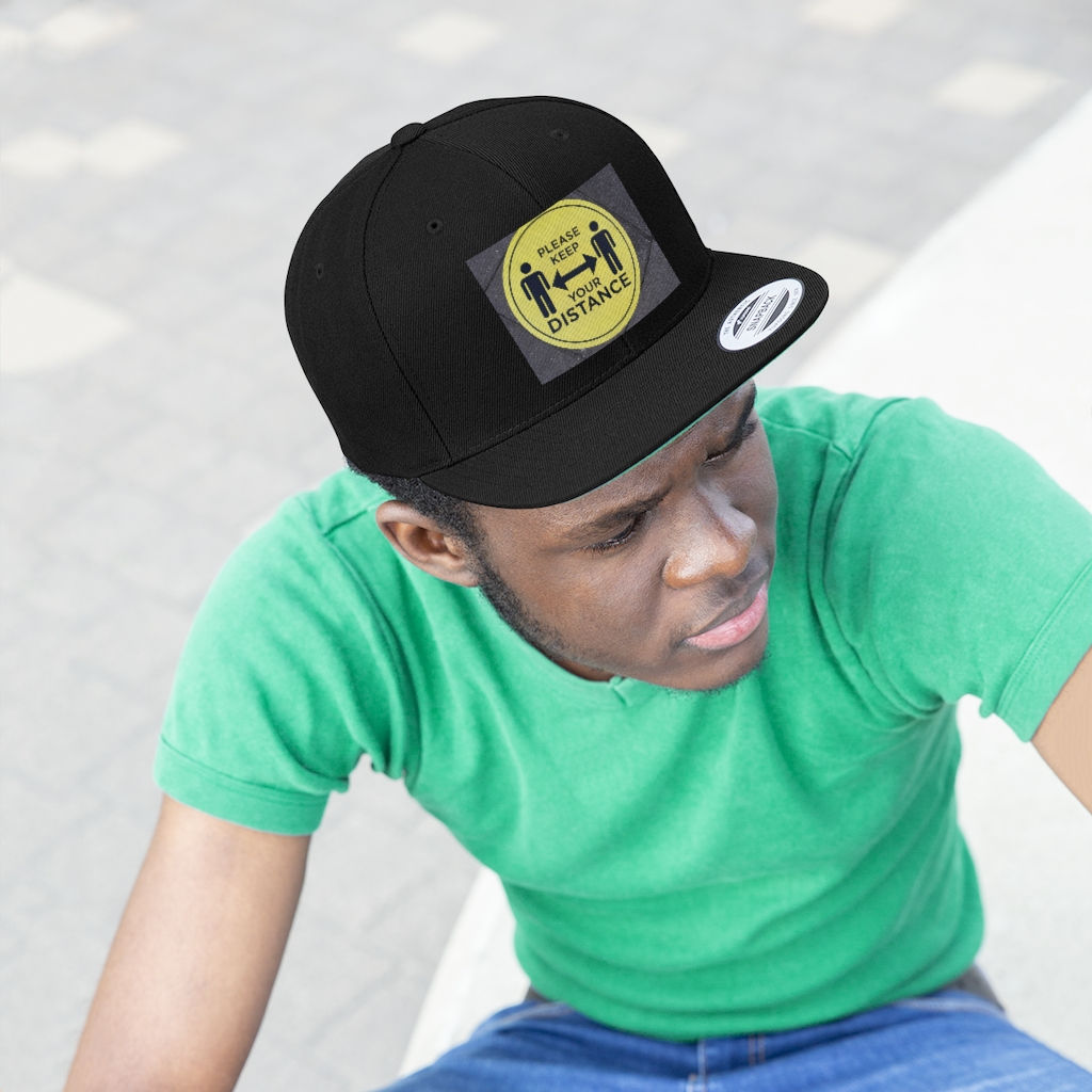 J.A.B Social Distance  Snap back Blk