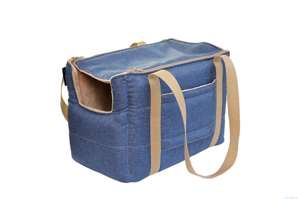 Miniaturbild: Hundetasche für Flugzeug, Flugzeugtasche, Transporttasche Rajan Jeans