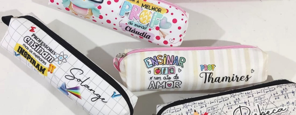 Estojo escolar tema dia dos professores