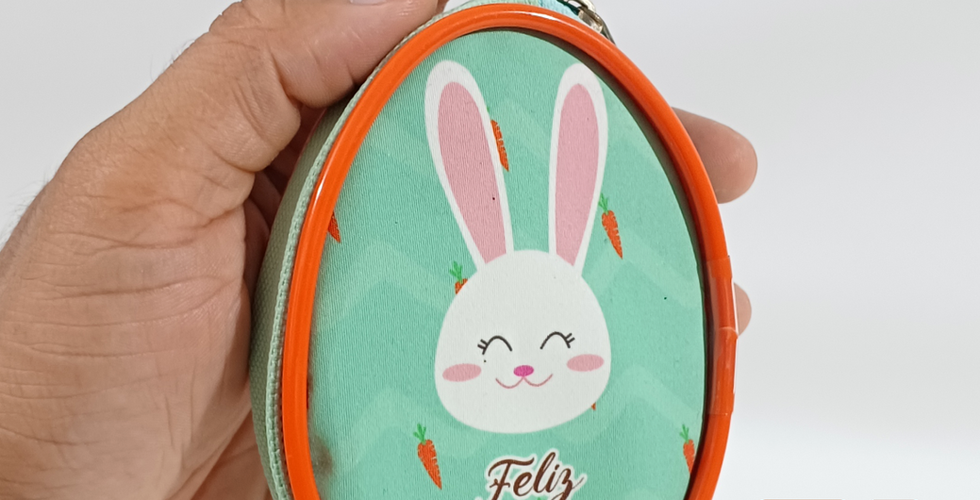 Porta moedas oval personalizado