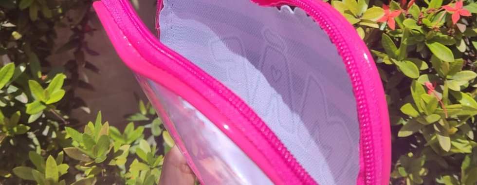 mini necessaire coração personalizado para presente