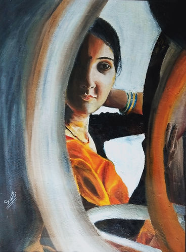 Oil Painting, Size:12*16inch