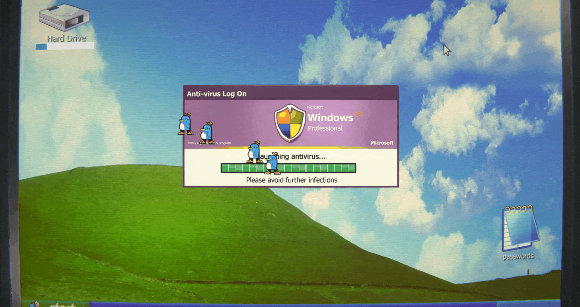 Example of opening the Notepad.