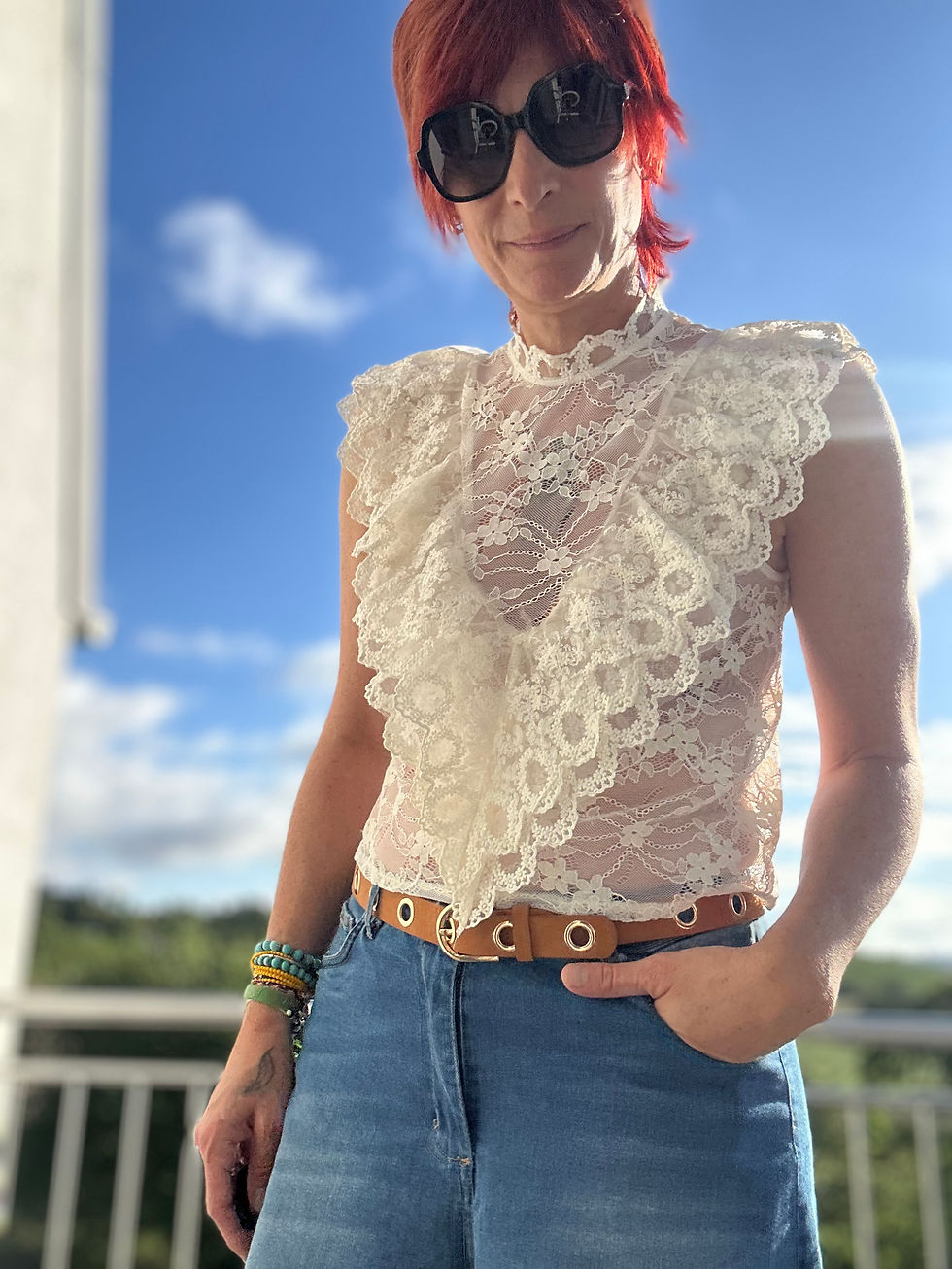 Miniature : blouse DENTELLE