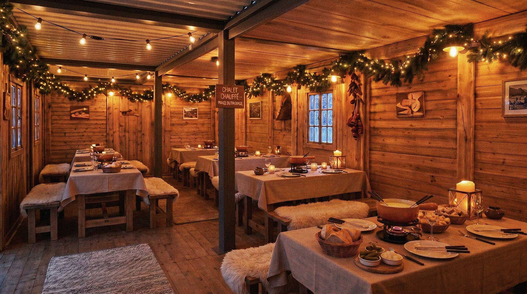 Firmenweihnachtsessen im Fondue Chalet Luzern
