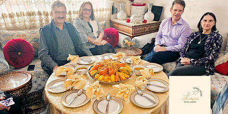 experiencing the couscous with a moroccan family