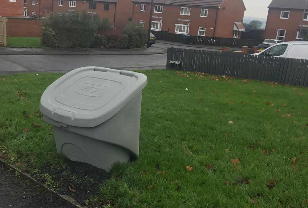 Salt bins purchased to assist our residents in Winter