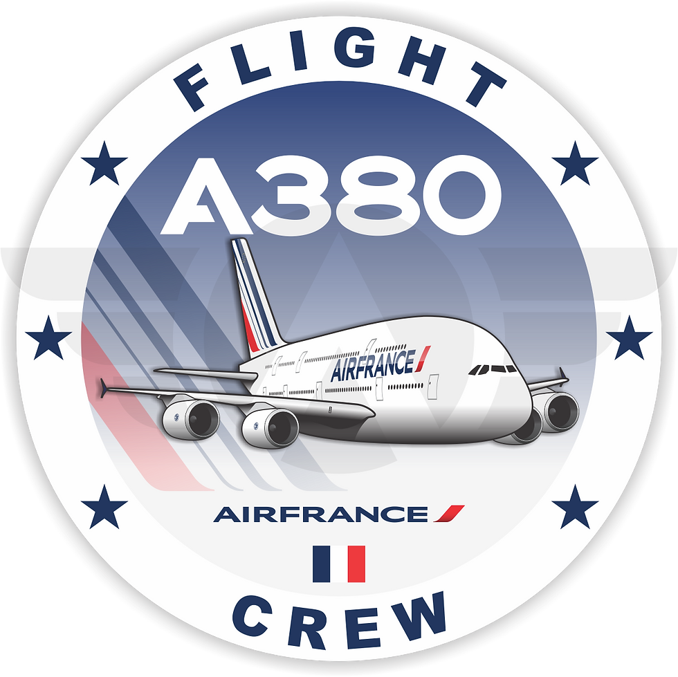 エールフランス A380 Aviationtag ロゴカット 赤と白 エールフランス A380 Aviationtag ロゴカット 赤と白