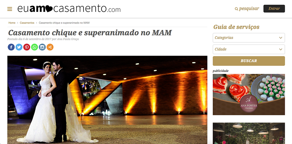 Eu Amo Casamento - 06 SET 2017