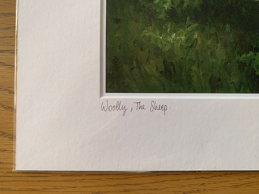 Thumbnail: Art Print - Woolly, the Sheep
