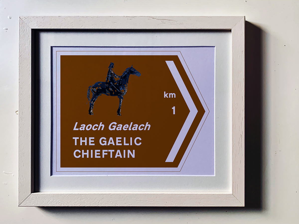 Gaelic Chieftain | Irish Illustration Print