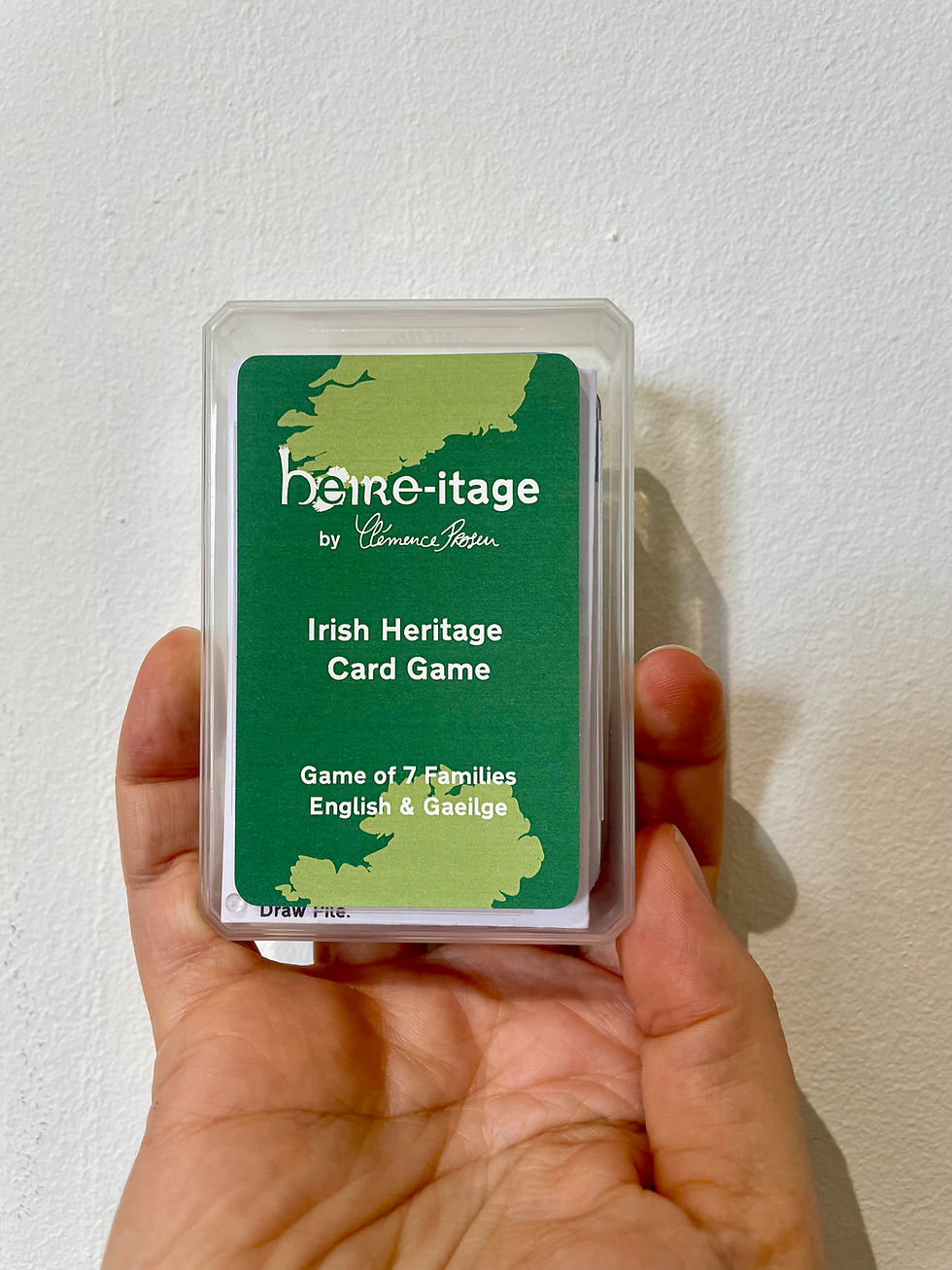 Thumbnail: Irish Heritage Card Deck - The 7 Families of Ireland : Play and Learn Gaeilge