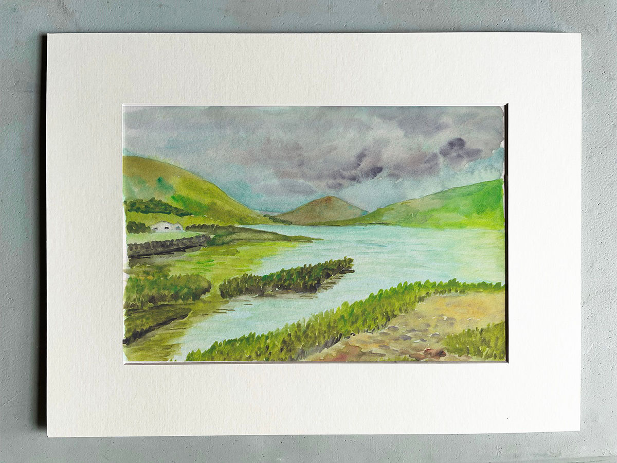 Softness in the Air (Connemara) – Original Watercolour Painting