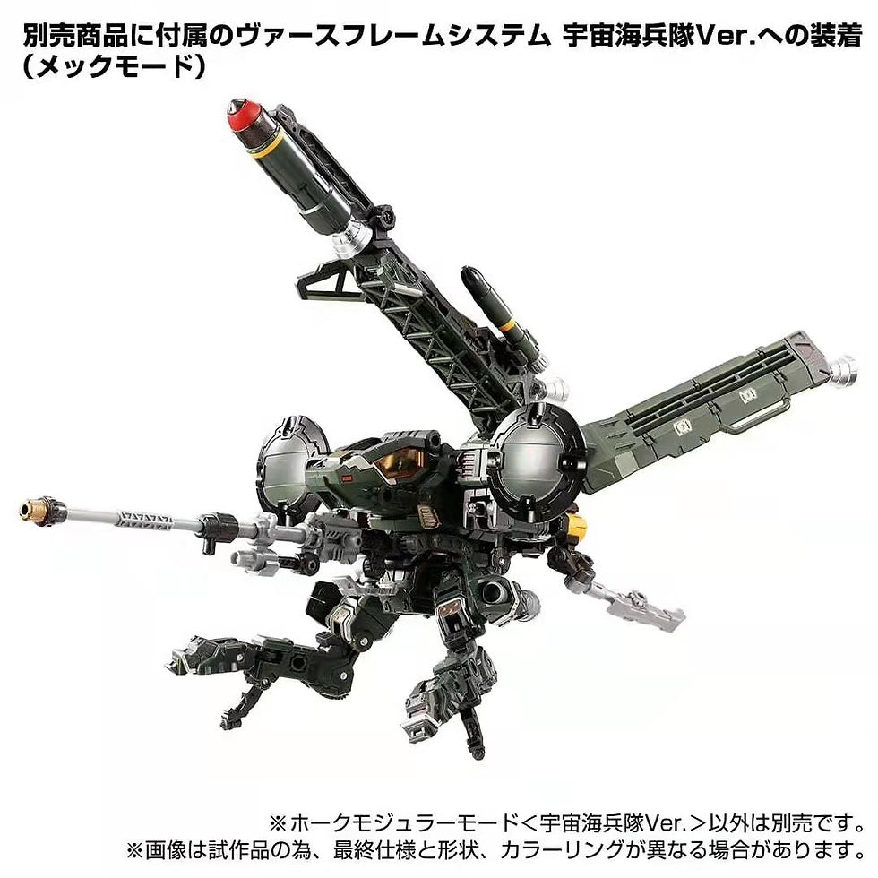 Thumbnail: [Pre-order] Takara Tomy Diaclone TM-16 Hawk Modular Mode (Cosmo Marines Ver)