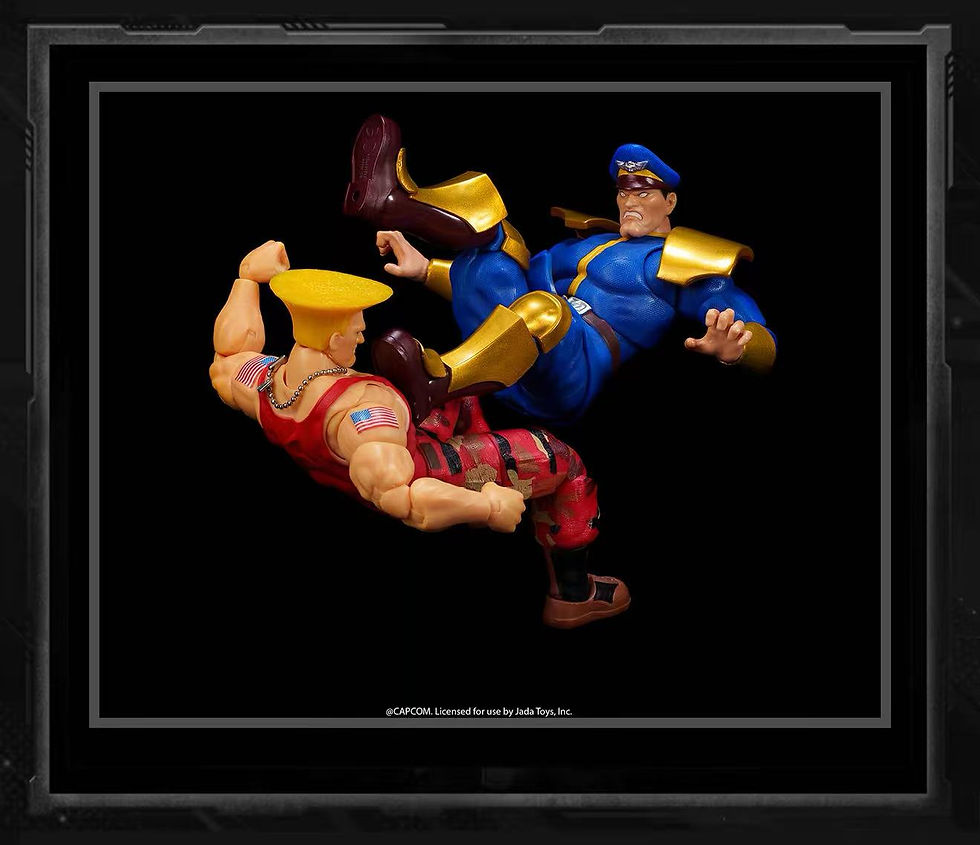 Thumbnail: [Nov 2026] Jada Toys 1/12 Guile Vs M.Bison Twin Pack (Player 2)