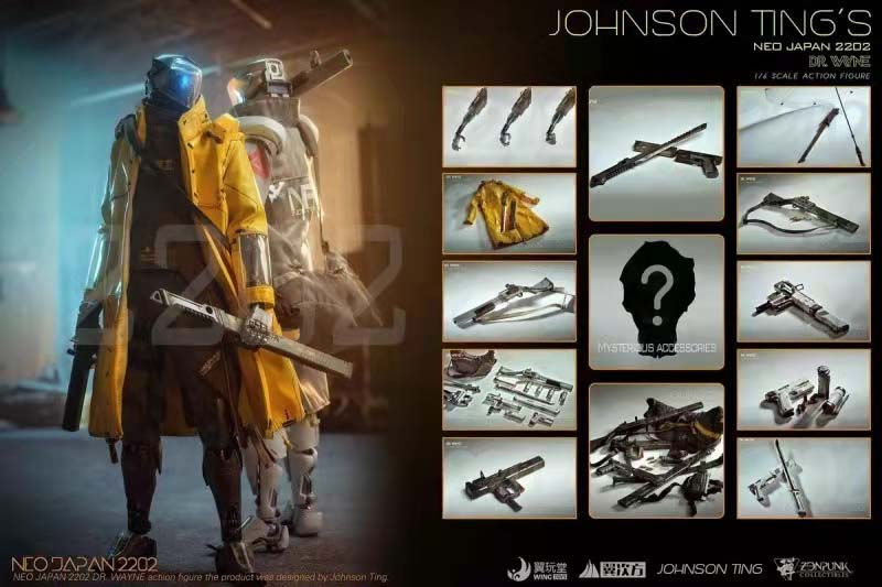 Thumbnail: [Pre-order] Wing Toys Cyberpunk 1/6 Scale Neo Japan 2202 Dr Wayne Figure
