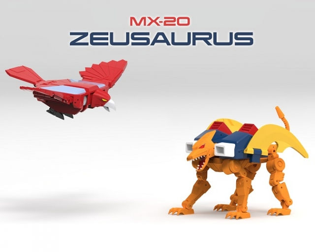 Thumbnail: [Pre-order] X-Transbots MasterX MX-20 Zeusaurus with Minions