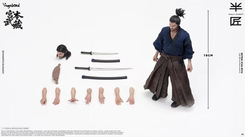 Thumbnail: [Q4 2026] Half Craft Vagabond 1/12 Musashi Miyamoto