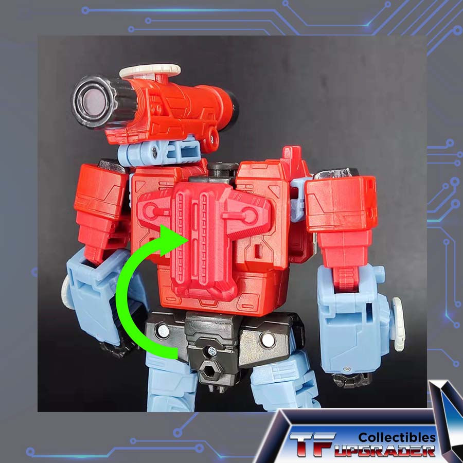 Thumbnail: [BtB Order] Back Gap Filler Upgrade Kit For Studio Series 86-11 Perceptor