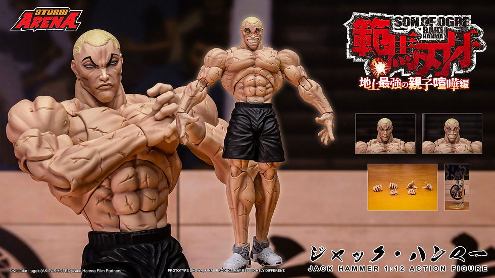 Thumbnail: [Dec 2026] Storm Collectibles Baki Hanma: Son of Ogre Storm Arena Jack Hammer