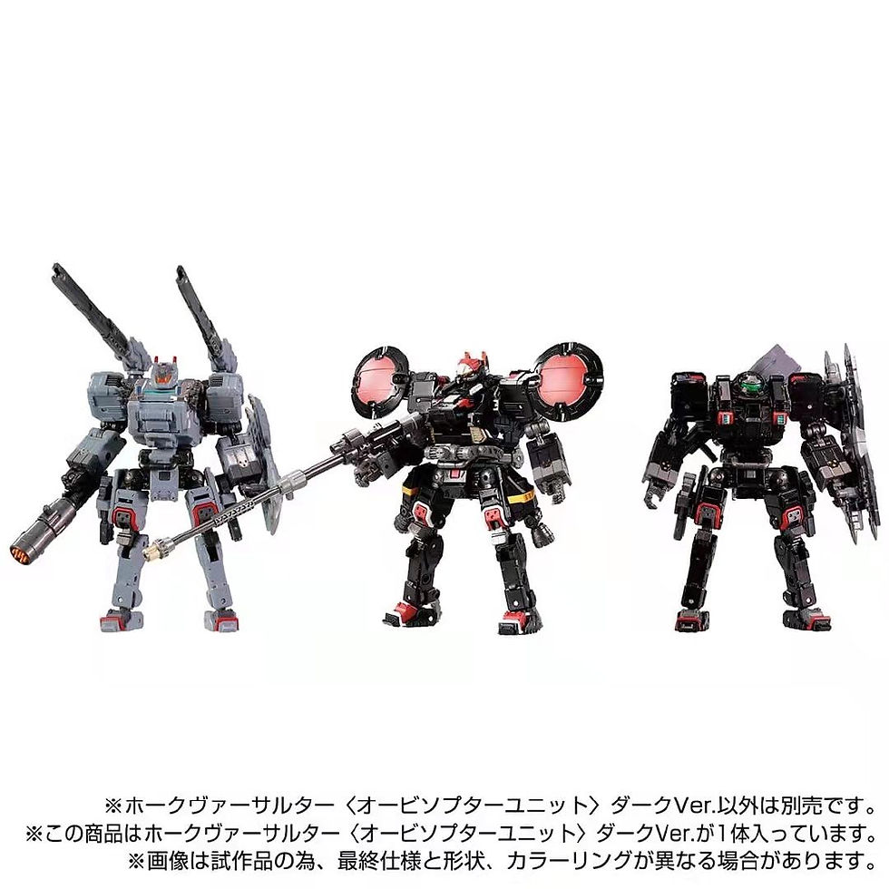 Thumbnail: [BtB Order] Takara Tomy Diaclone TM-15 Hawk Versaulter Orbithopter Unit Dark Ver