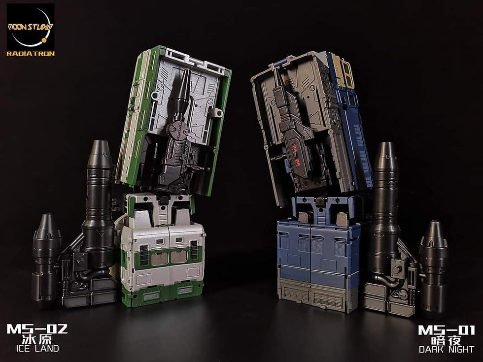 Thumbnail: [BtB Order] Moon Studio Radiatron Combiner MS-01 Dark Night MS-02 Ice Land
