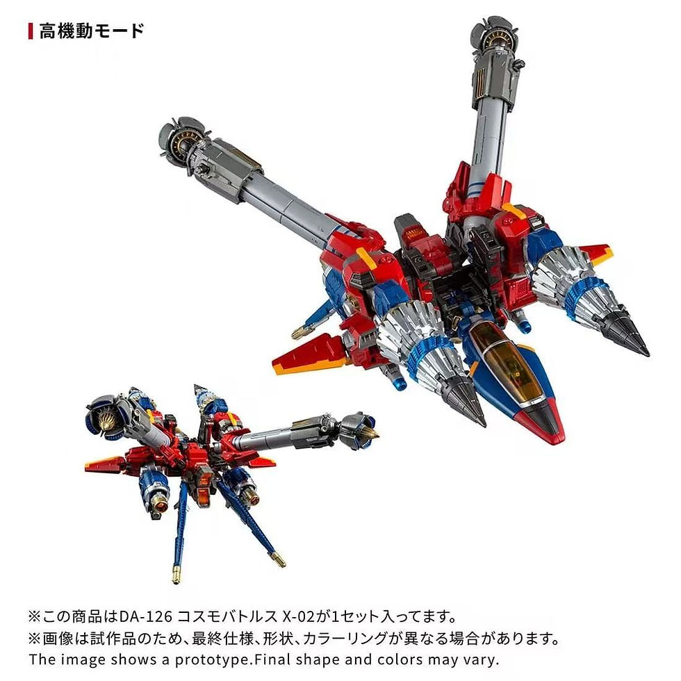 Thumbnail: [Dec 2026] Takara Tomy Diaclone DA-126 Cosmo Battles X-02