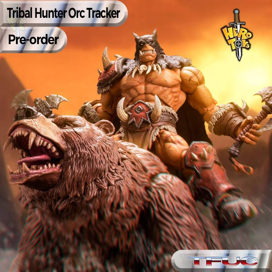 [Q4 2026] Hero Toys 1/10 Tribal Hunter Orc Tracker and War Bear