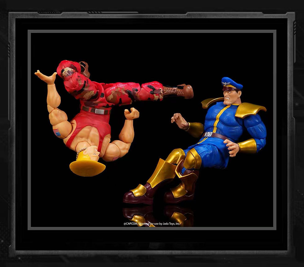 Thumbnail: [Nov 2026] Jada Toys 1/12 Guile Vs M.Bison Twin Pack (Player 2)