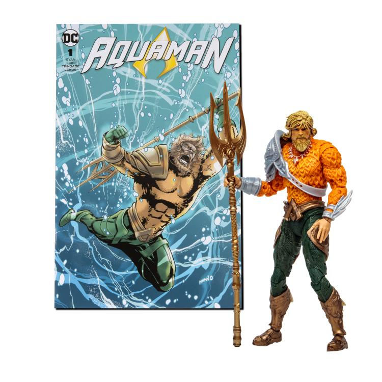Thumbnail: [BtB Order] McFarlane Toys Aquaman Page Punchers Wave 7" Figure with Comic