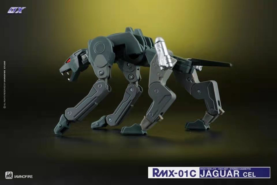 Thumbnail: [Pre-order] Mastermind Creations Ocular Max Remix RMX-01C Jaguar Cel & Cage Set