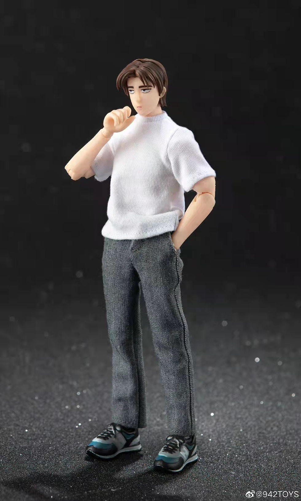 Thumbnail: [BtB Order] 942 Toys Initial D White Ghost of Akina Takumi Fujiwara