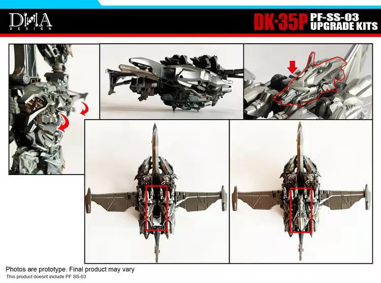 Thumbnail: [BtB Order] DNA Design DK-35 DK-35P Upgrade Kit for SS54 Voyager Megatron
