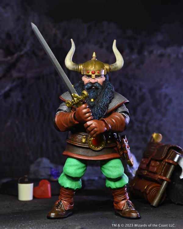 Thumbnail: [Pre-order] NECA Dungeons & Dragons Ultimate Elkhorn the Good Dwarf Fighter