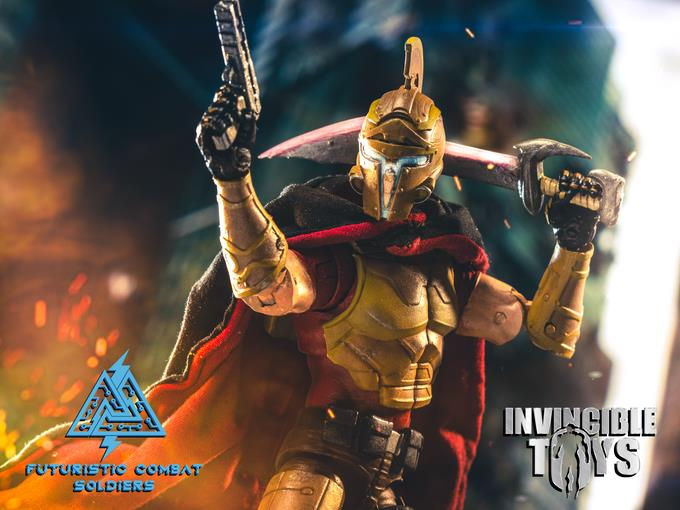 Thumbnail: [Pre-order] Invincible Toys Futuristic Combat Soldiers Spartan 1/12 Scale Figure
