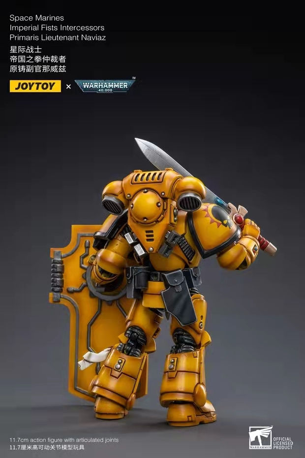 Thumbnail: [Pre-order] Joy Toy x Warhammer 40K 1/18 Space Marine Imperial Fists Intercessor