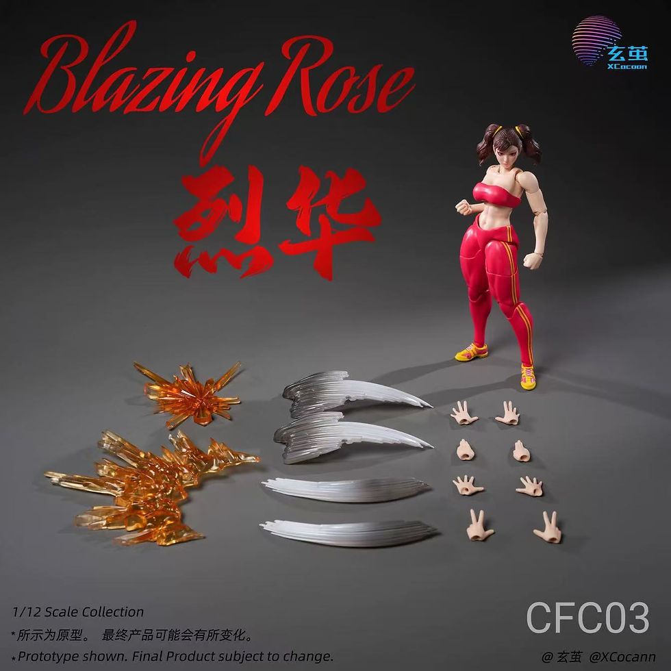 Thumbnail: [Q1 2027] Xcocann Studio Cyberpunk Fighters Club 1/12 Blazing Rose