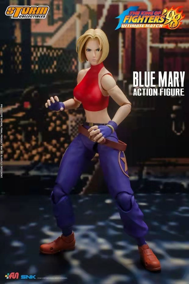 Thumbnail: [BtB Order] Storm Collectibles The King of Fighters' 98 Blue Mary 1/12 Figure