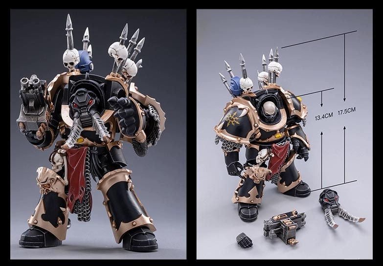 Thumbnail: [Pre-order] Joy Toy x Warhammer 40K 1/18 Black Legion Chaos Terminators