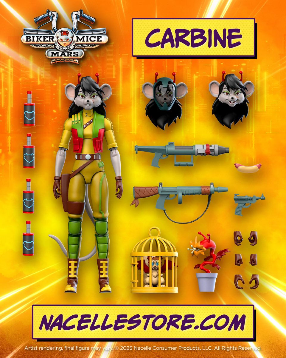 Thumbnail: [Q3 2026] Nacelle Company Biker Mice from Mars Wave 2 Action Figure