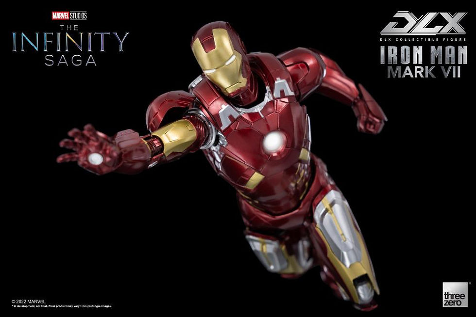 Thumbnail: [Pre-order] Threezero Avengers The Infinity Saga DLX Iron Man Mark 7 1/12 Figure