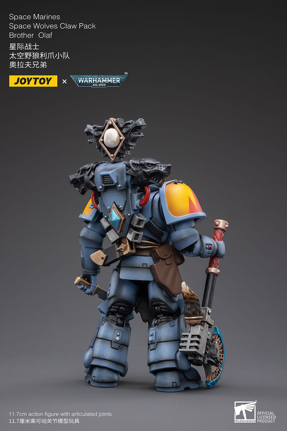 Thumbnail: [Back-to-Back Order] Joy Toy x Warhammer 40K 1/18 Space Wolves Claw Pack