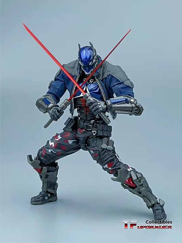 Thumbnail: [BtB Order] Cloth Jacket (Blue) 1/12 Accessories for Kaiyodo Arkham Knight