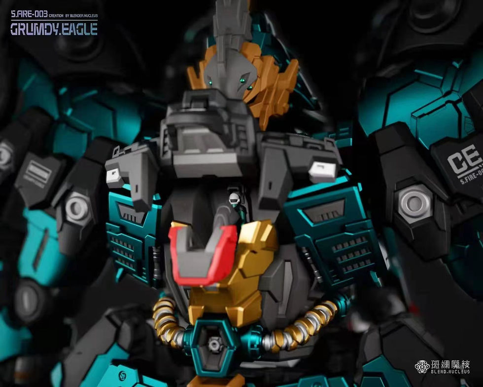 Thumbnail: [Pre-order] Blend Nucleus Grumdy Eagle (Jagd Doga Kai) 1/72 Die-cast Frame Mecha