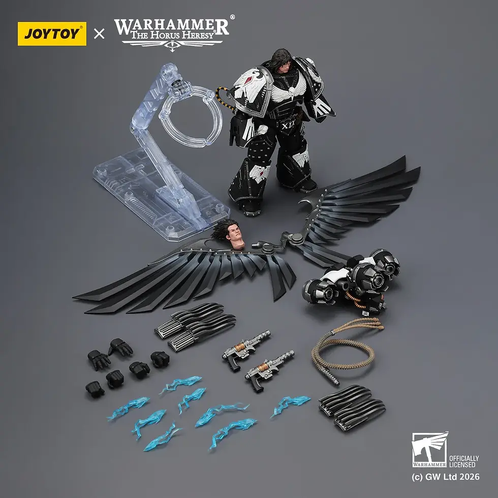 Thumbnail: [Jun 2026] JoyToy Warhammer Raven Guard Corvus Corax Primarch of the XIX Legion